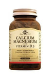Solgar Calcium Magnesium D3: bouteille et comprimés, soutien osseux et nerveux.