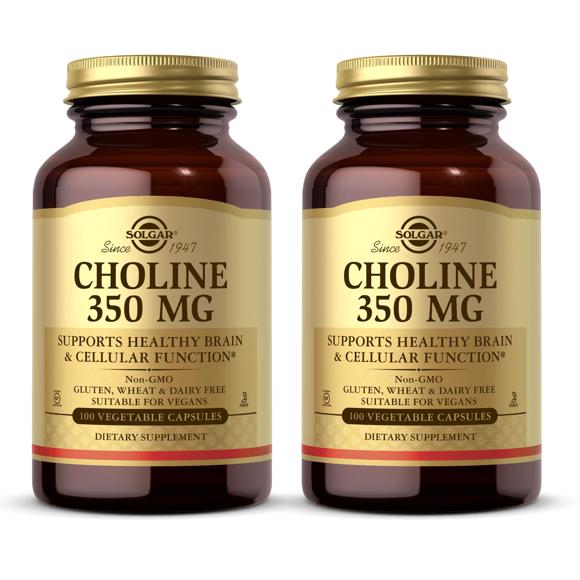 Solgar Choline 350 mg – bouteille végétales ; intégration facile dans la routine quotidienneté.