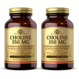 Solgar Choline 350 mg – bouteille végétales ; intégration facile dans la routine quotidienneté.