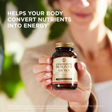 Capsules végétales Solgar Chromium Picolinate prêtes à être avalées.