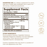 Solgar Collagene Hyaluronique — tablettes suggérant l'élasticité cutanée potentielle