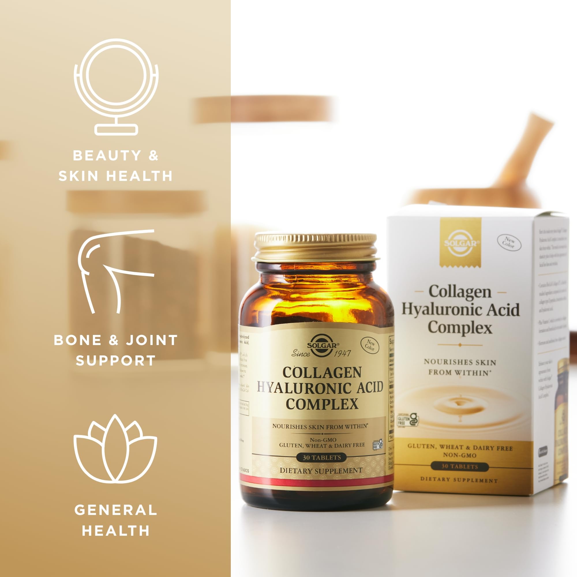 Solgar composition chondroïtine vitamine C – soutien potentiel des tissus.