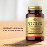 Capsules Cranberry Solgar, sans additifs artificiels et sans OGM.
