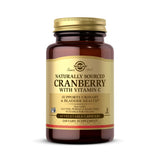 Solgar Cranberry avec vitamine C, capsules véganes, soutien potentiel à la santé urinaire.