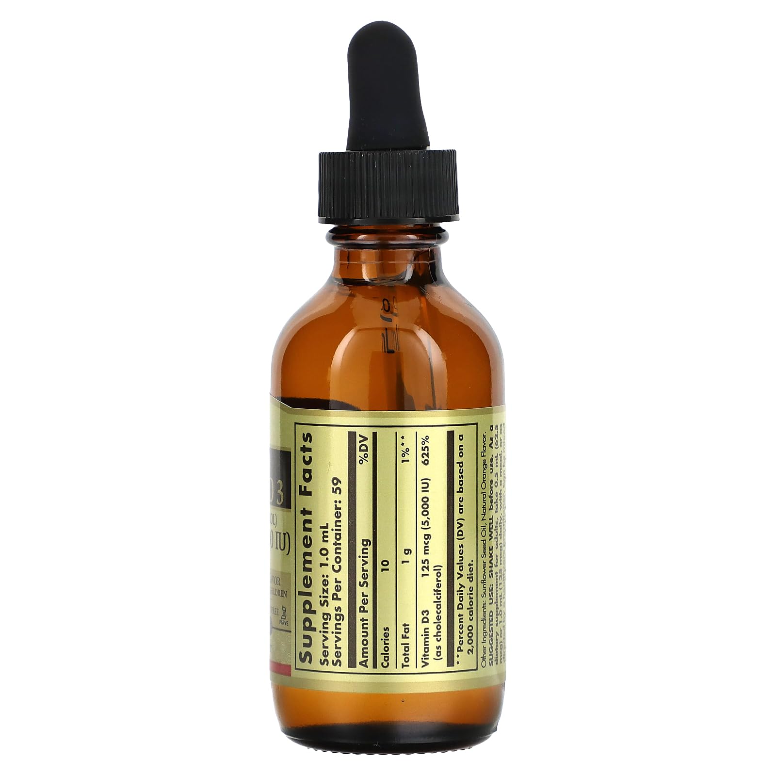 Solgar D3 favorise l’absorption du calcium, soutien potentiel pour les os et les dents.