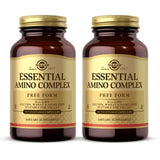 Solgar Essential Amino Complex, bouteille, acides aminés en forme libre pour absorption efficace.