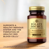 Solgar Folate Metafolin – dose quotidienne pratique et sans gluten.