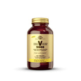 Flacon Solgar VM-2000 avec comprimés, apport quotidien en vitamines et minéraux.