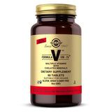 Solgar Formula VM-75 boîte et étiquette, présentation claire pour intégrer le complément quotidien.