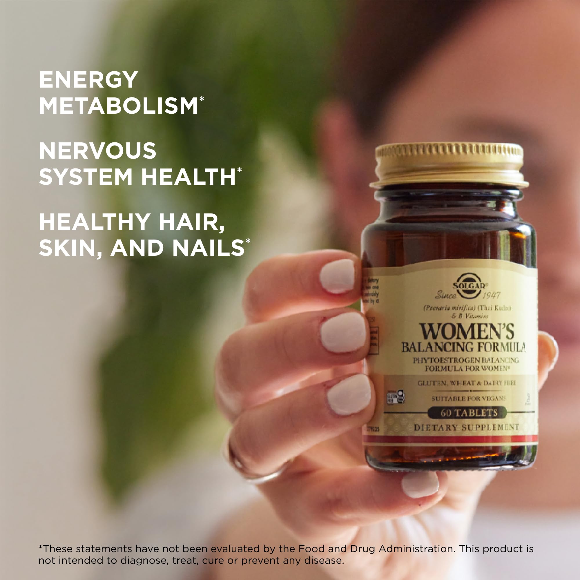 Solgar Formule d'Équilibre Féminin — procédé Smartabsorb pour une absorption potentielle optimisée.