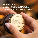 Solgar Ginkgo Biloba etiquette-nutritionnelle indique les composants et la standardisation.