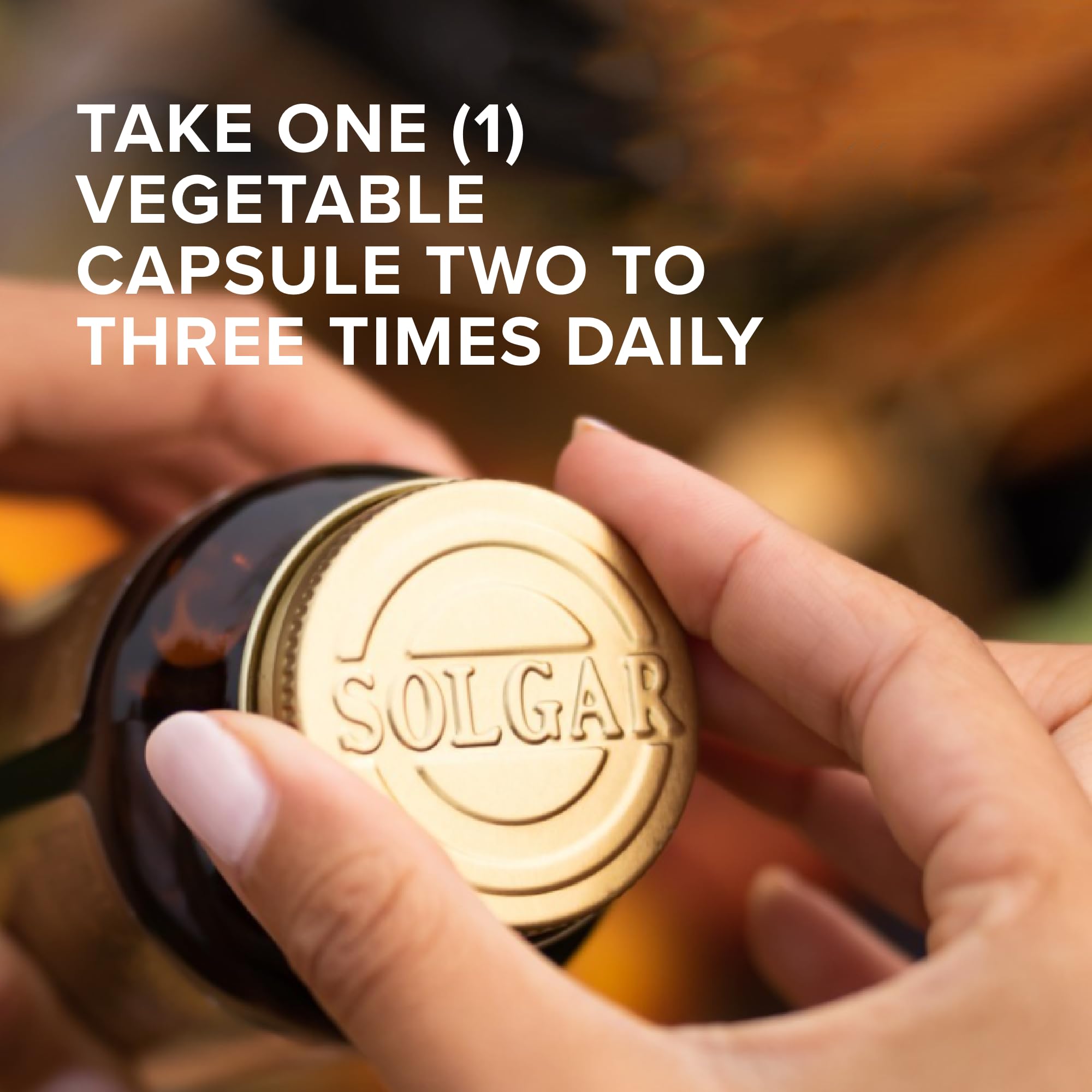 Capsules végétales Solgar Inositol 500 mg, sans produits laitiers ni gluten.