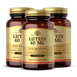 Solgar Lutein 40 mg, bouteille de capsules molles, soutien potentiel à la vision