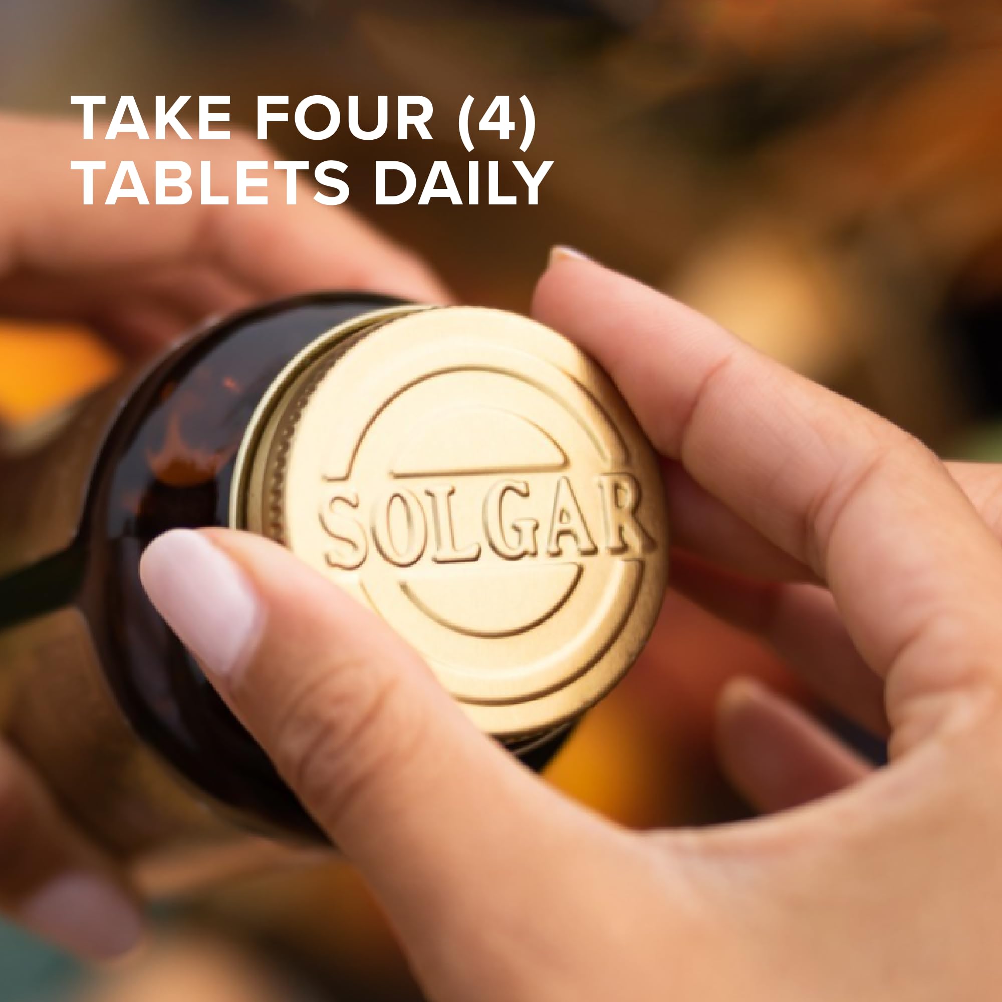 Tablettes Solgar Magnésium chelaté, dosage pratique pour une supplémentation quotidienne.