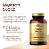 Solgar CoQ-10, soutien potentiel du cœur pendant l’effort.