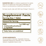 Solgar Msm 1000 mg comprimés – faciles à avaler dans la routine.