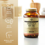 Solgar Omega-3 950 mg, texture douce des gelules molles, experience d'ingestion.