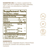 Solgar Omega-3 950 mg – softgels: gélules faciles à avaler pour un complément pratique.