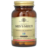 Solgar One Daily Homme Multivitamine — etiquette, formule végane et libération retardée pour une utilisation pratique.