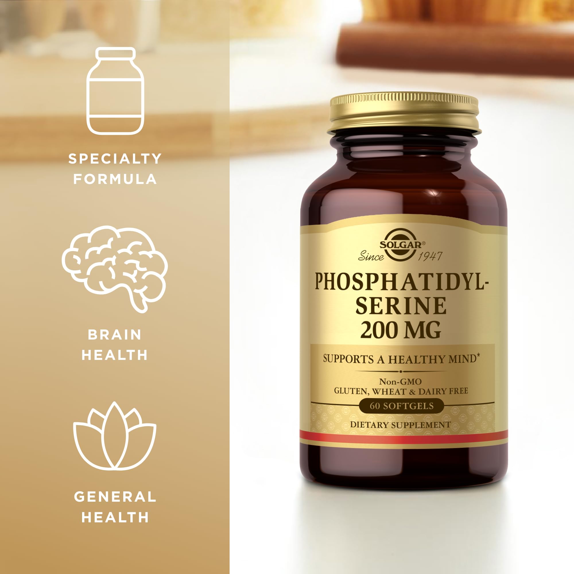 Solgar Phosphatidylserine: tableau des doses pour une utilisation simple