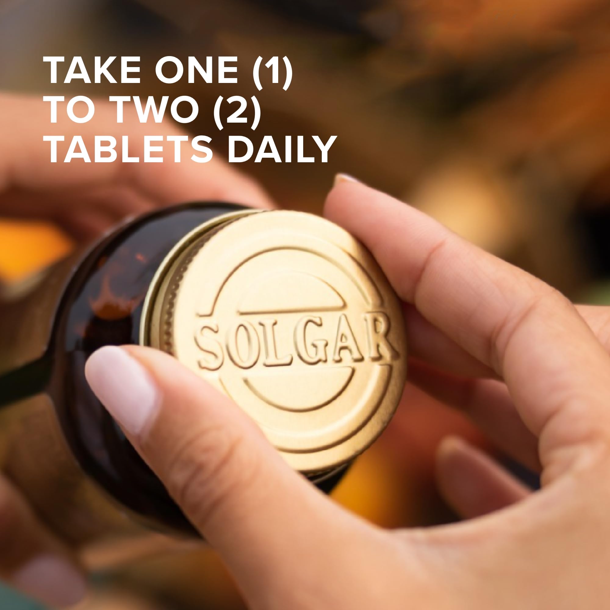 Étiquette Solgar sans gluten et sans produits laitiers, conforme à votre régime.