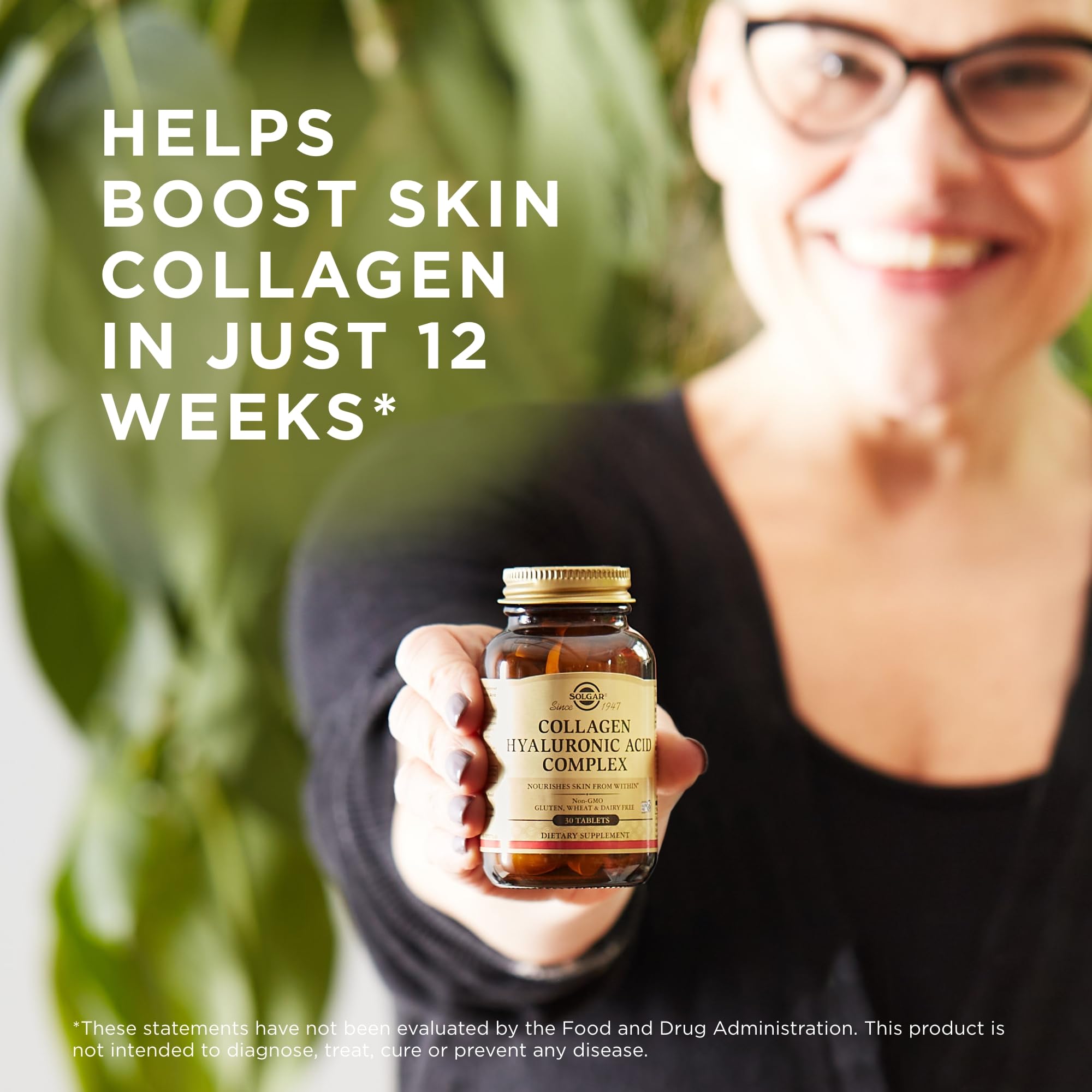 Solgar tablettes dans un verre – démonstration d’usage quotidien.