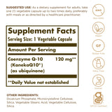 Solgar CoQ-10 Vegan: bouteille prête à l'emploi pour une routine quotidienne.