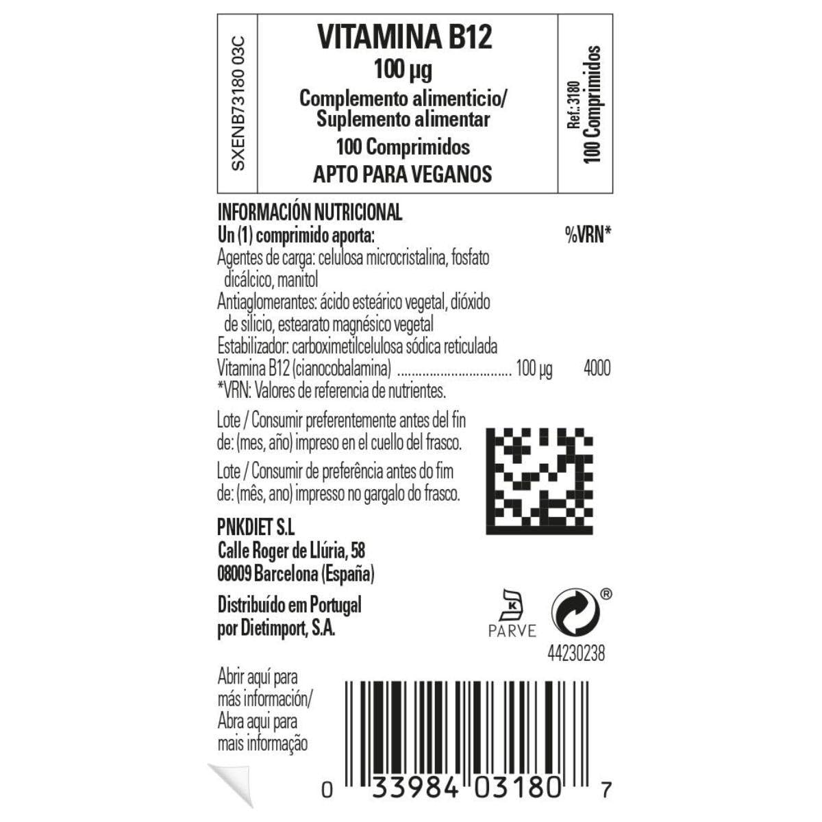 Solgar Vitamine B12 100ug – gélules faciles à avaler pour une routine quotidienne.