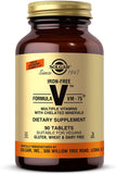 Solgar VM-75 bouteille avec comprimés sans fer pour l’apport quotidien.