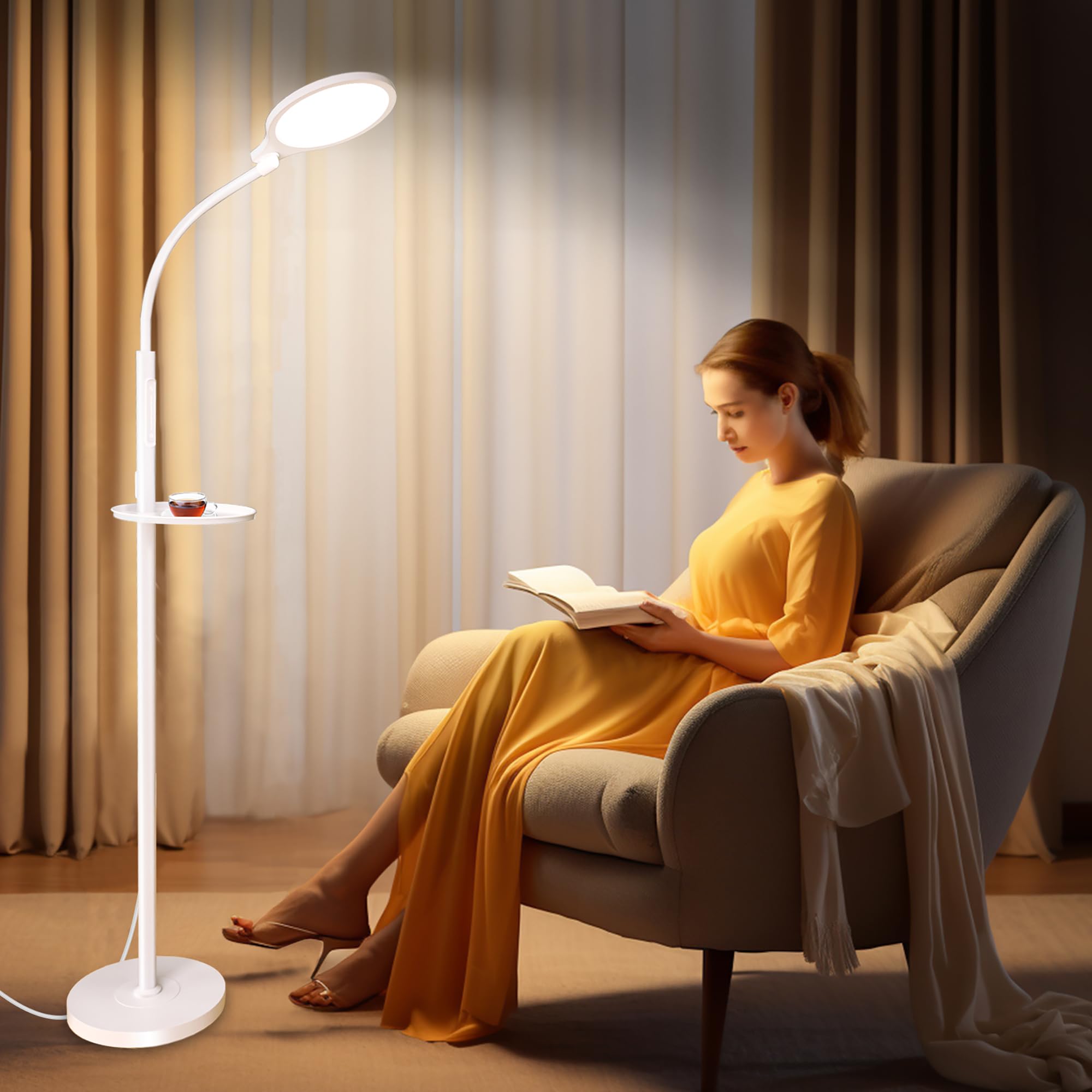 Lampe SOLLA sans UV offre une lumière naturelle et rassurante.