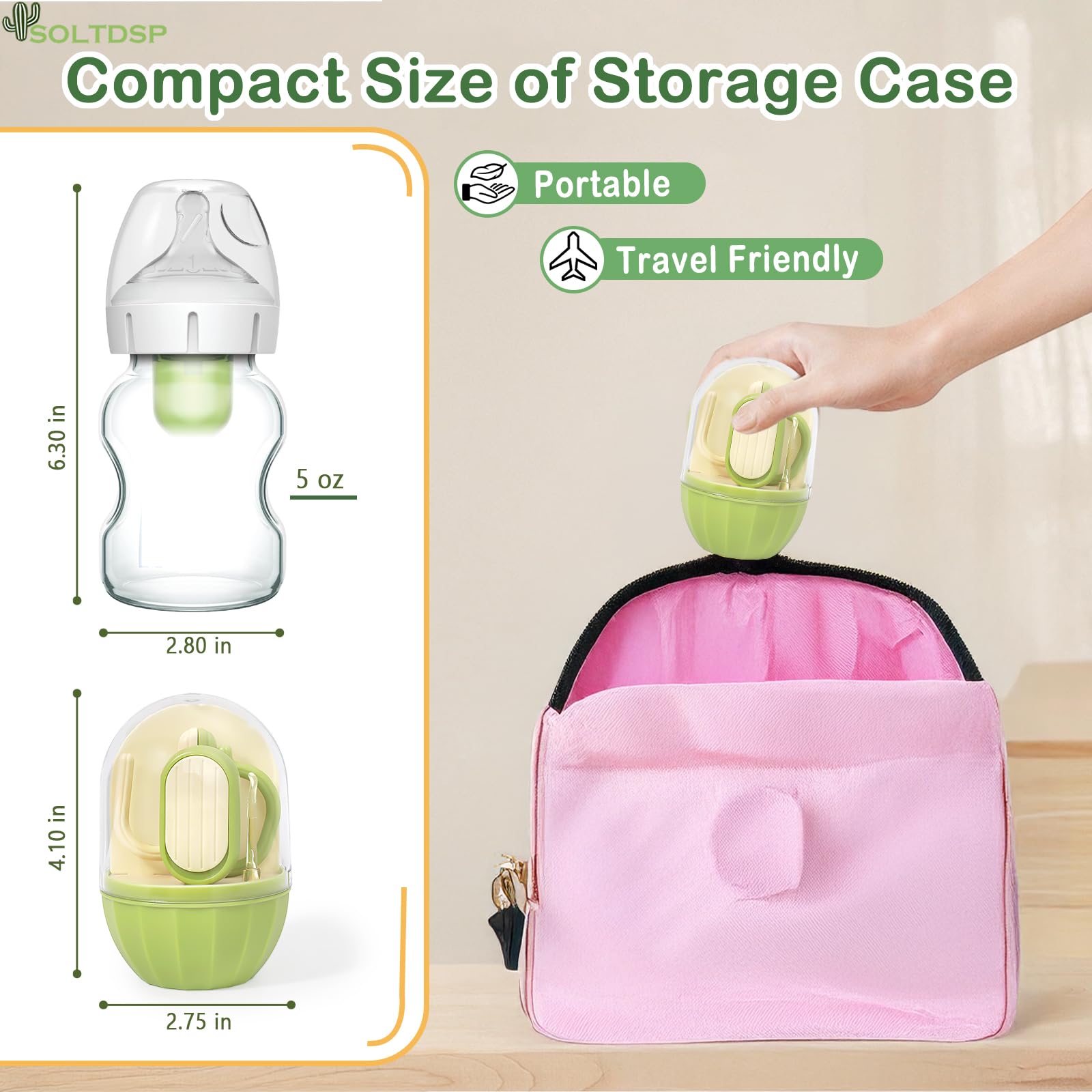 Soltdsp étui rangement bébé idéal pour voyage