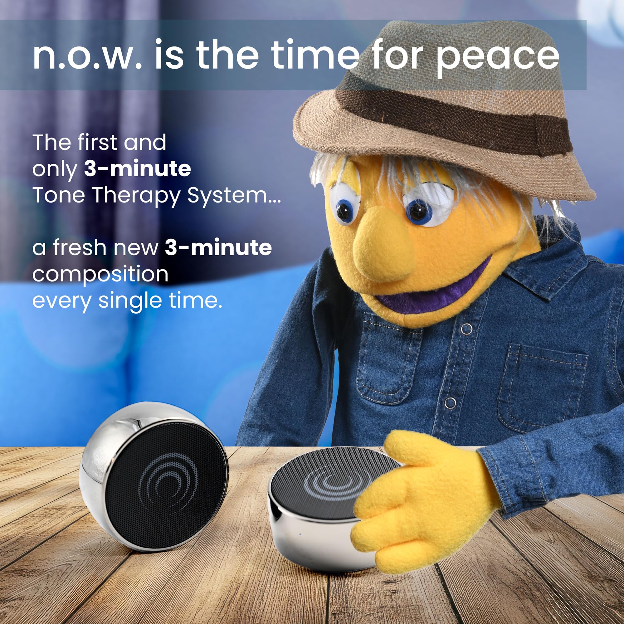 Solu n.o.w. Tone Therapy : casque d'écoute pour favoriser la concentration et le calme.