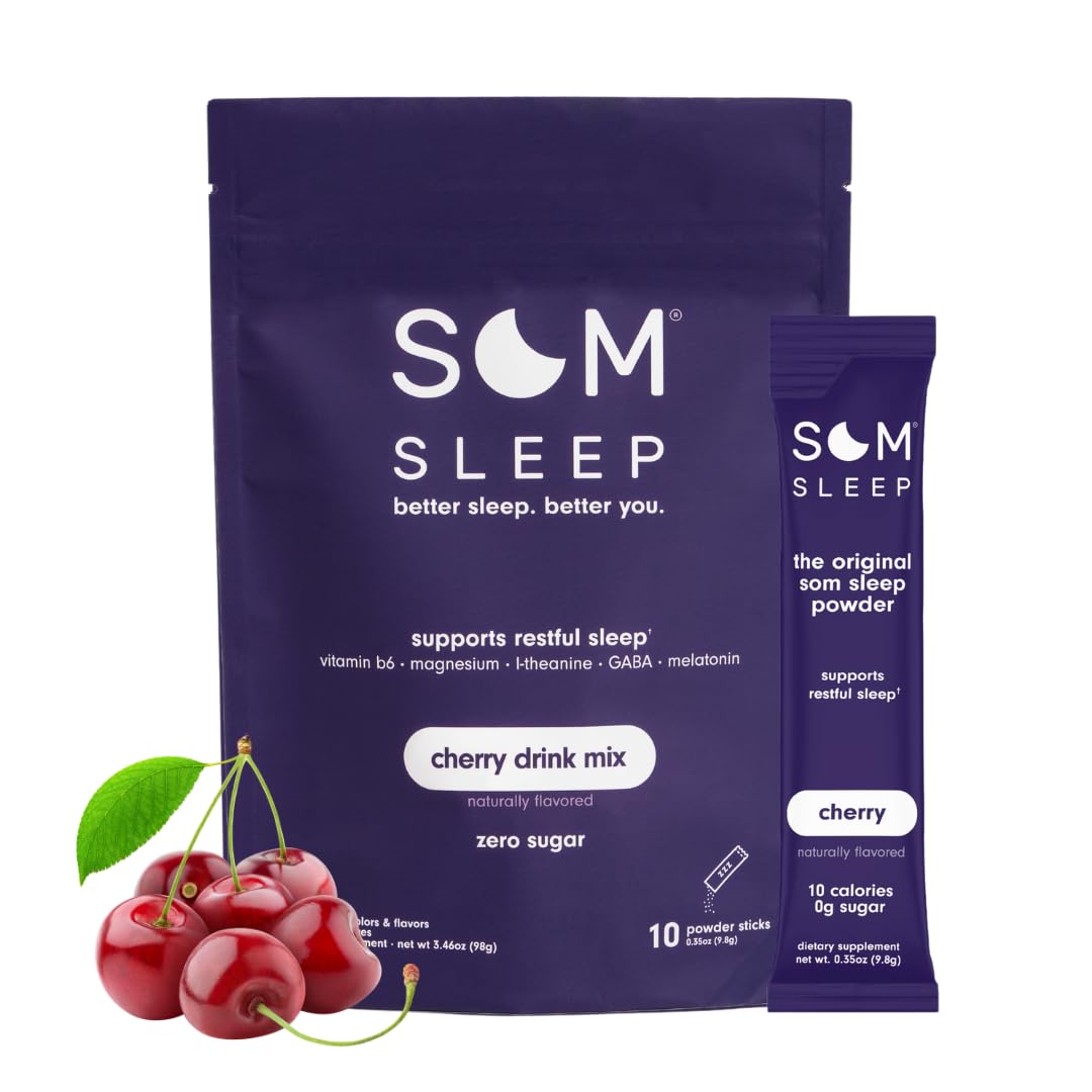 Som Sleep pack de 10 sachets, pratique pour chez soi et en voyage.