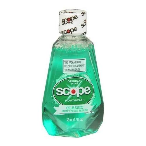 Somall Scope Original Mint, étui compact, pratique après les repas pour neutraliser les odeurs.