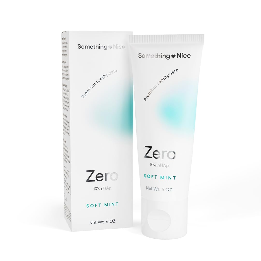 Something Nice Zero: dentifrice nano-hydroxyapatite renforçant l'émail en douceur