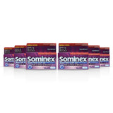 Sominex, bouteille-tablettes-nuit: utilisation nocturne possible pour le repos occasionnel.