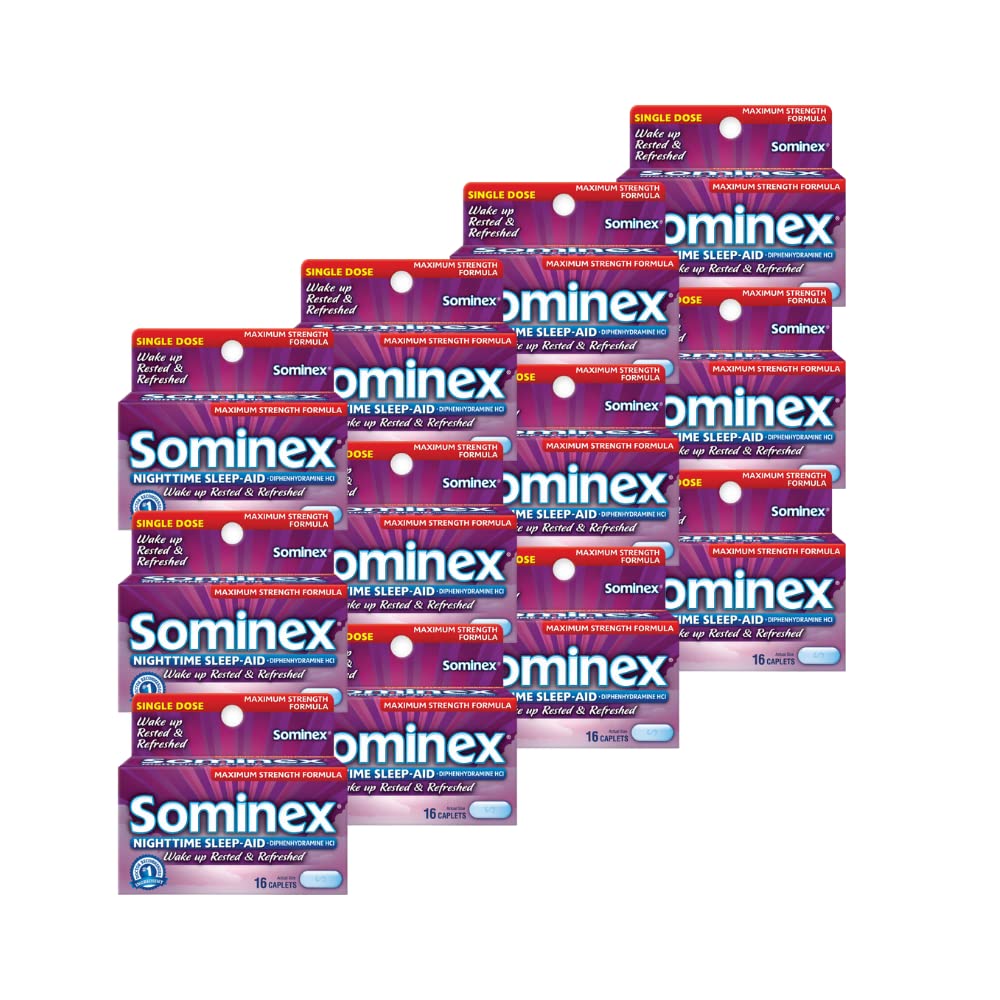 Sominex caplets nuit dormir peut aider à trouver le sommeil plus rapidement