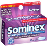 Sominex dosage-50mg dose unique pratique pour le sommeil