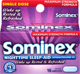 Sominex ensemble-4-boites, pratique pour plusieurs nuits