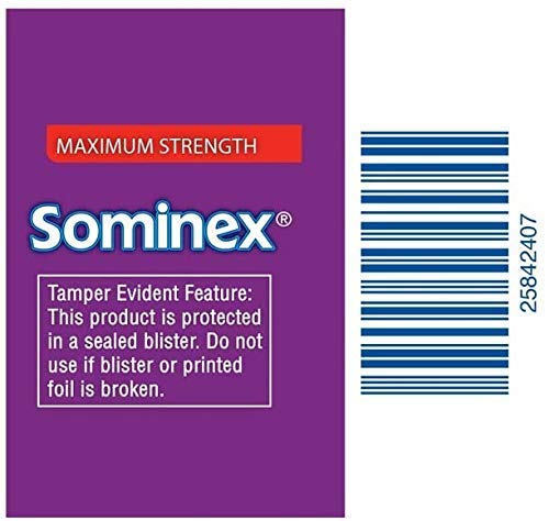 Sominex-lecture-etiquette-utilisation: lire l’étiquette avant l’emploi pour les informations essentielles.