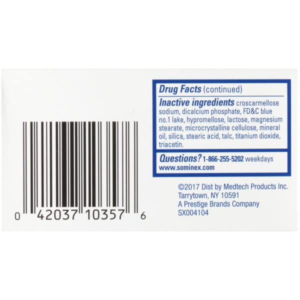 Sominex Max emballage pratique, idéal sur une table de chevet.