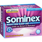 Sominex Max tablettes faciles à avaler pour une routine du soir.