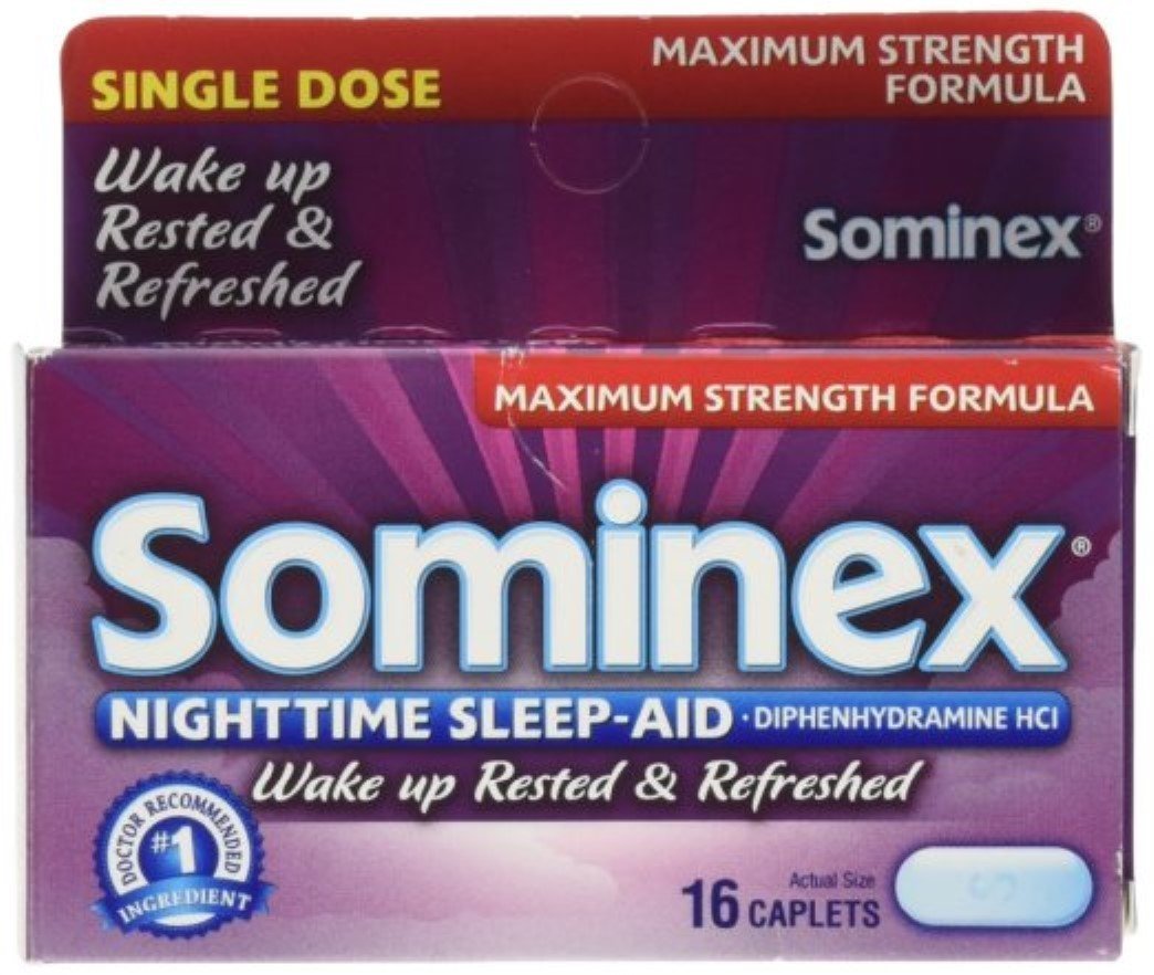 Sominex-tablettes-formule-originale: comprimés faciles à avaler pour le soir.