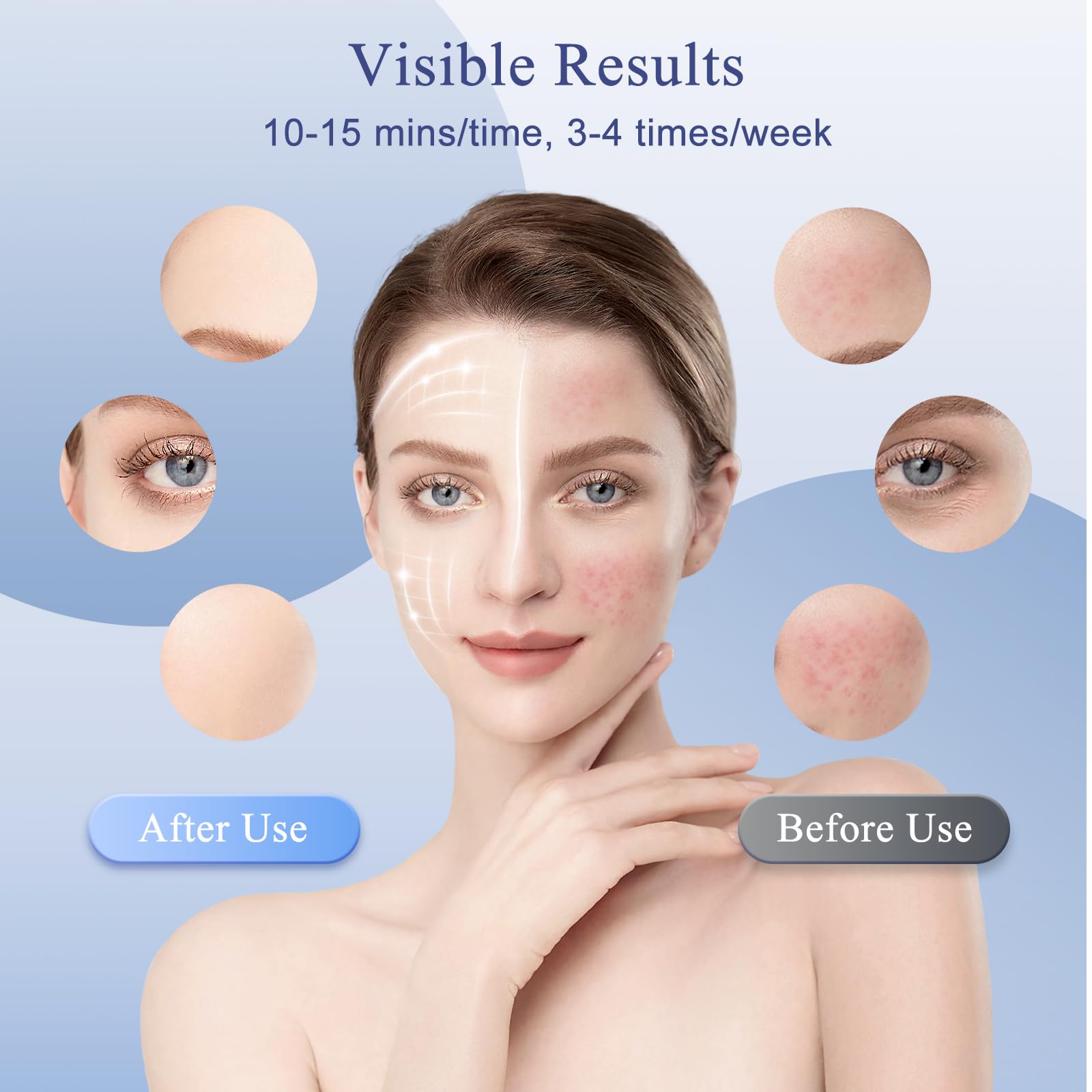 Masque somlzu thérapie LED du visage pour le bien-être