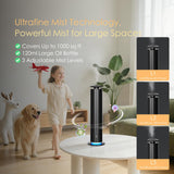 Diffusion silencieuse à moins de 34 dB avec lumière réglable.