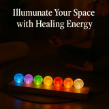 somwherr sphères chakra 7 brillance stellaire pour décor intérieur lumineux