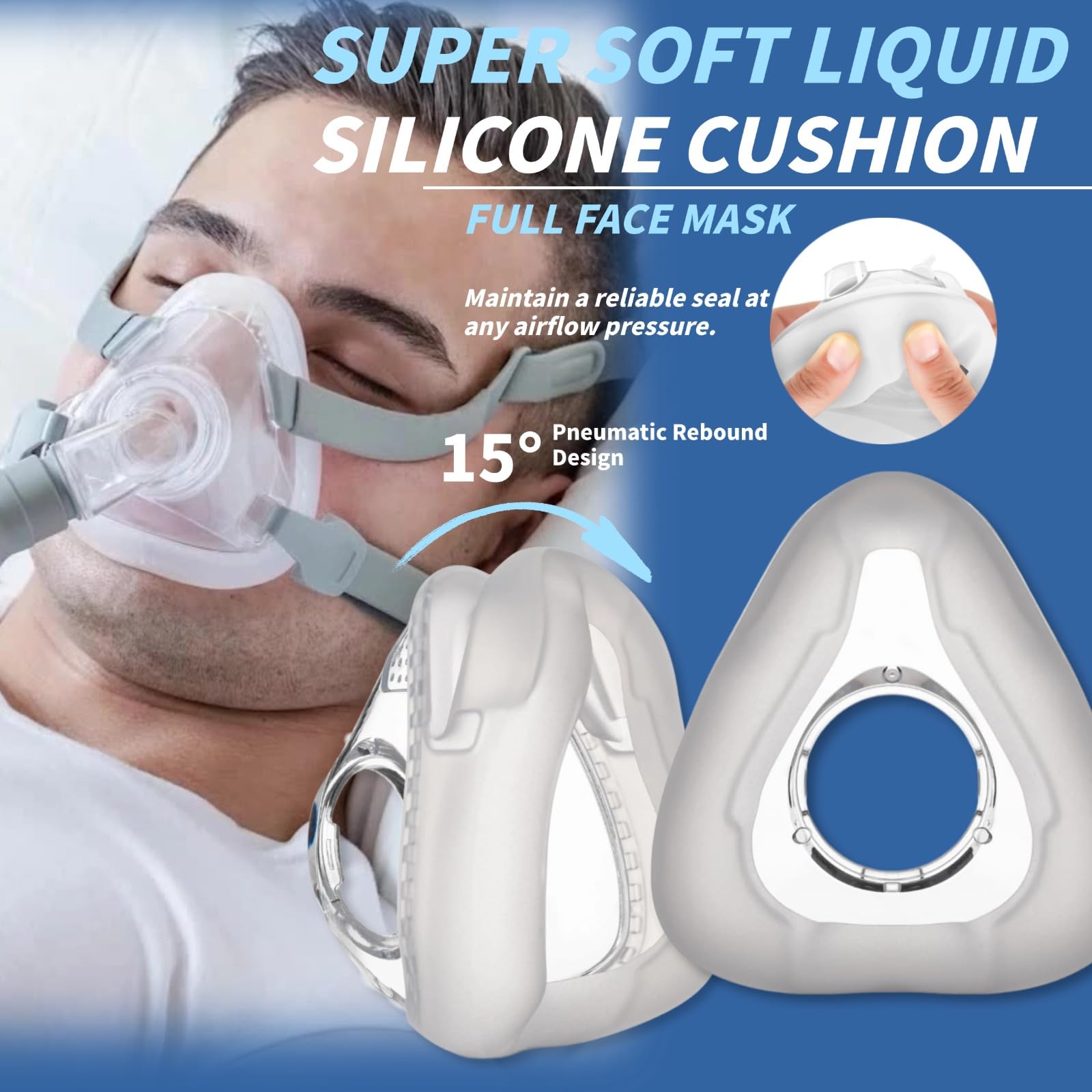 Sonalux cadre masque CPAP : cadre léger et champ de vision dégagé