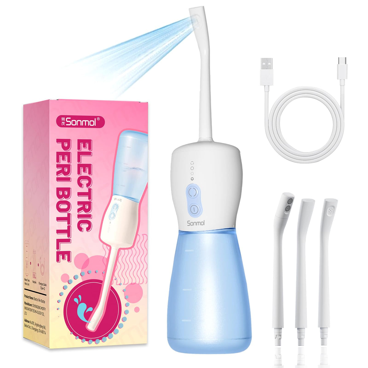 Bidet Sonmol électrique postpartum pour un nettoyage en douceur.