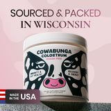 SonoHealth Cowabunga Colostrum – Shake-smoothie: intégration rapide dans un smoothie pratique.