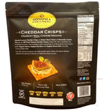 Sonoma Creamery Crisps cheddar, texture croquante idéale en encas rapide au bureau.
